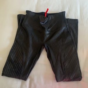Spanx moto leggings